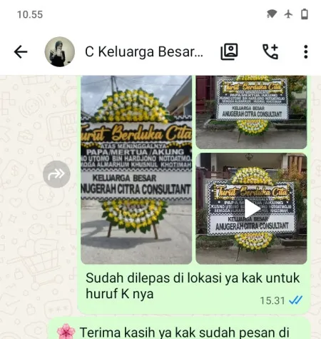 Pengiriman Papan Bunga Duka Ciledug Tangerang